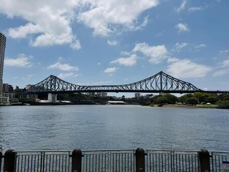 ストーリーブリッジ オーストラリア,空,風景の写真素材