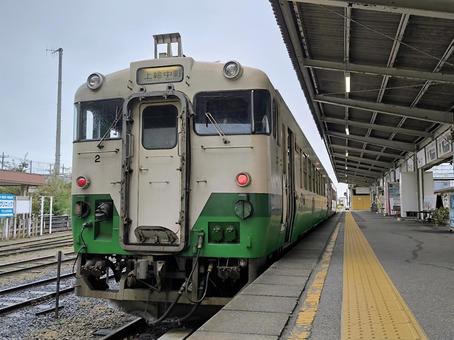 小湊鉄道、キハ40型、東北色 小湊鉄道,キハ,40の写真素材