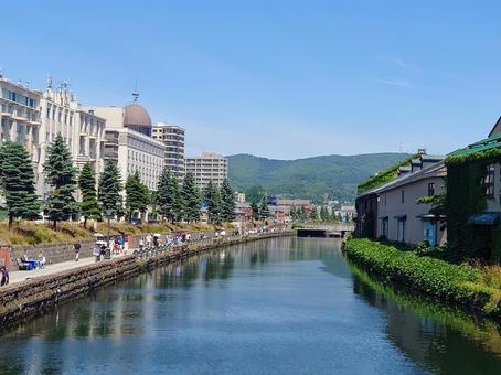 Photo, otaru, hokkaido, canal, 