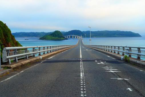 角島大橋 角島大橋 角島大橋,角島,橋の写真素材