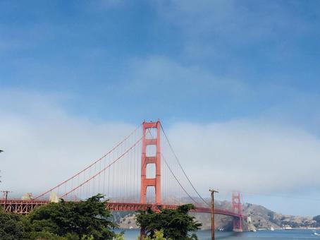 Golden Gate Bridge ゴールデンゲートブリッジ,サンフランシスコ,アメリカの写真素材
