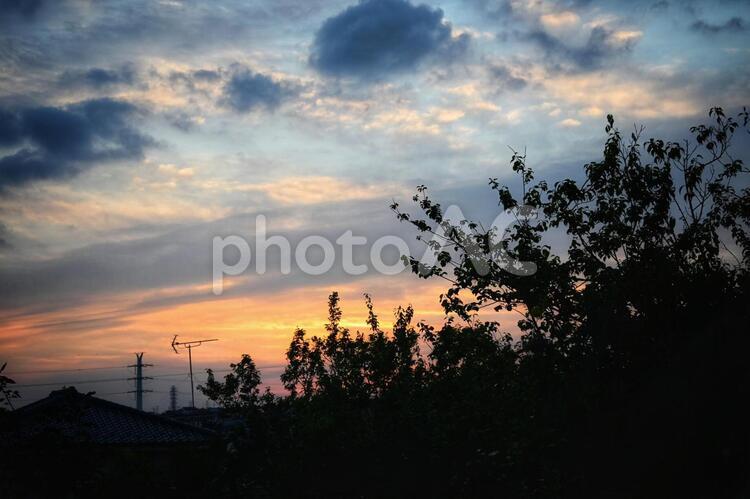 美しい夕暮れ時 日暮れ,暁,太陽の写真素材