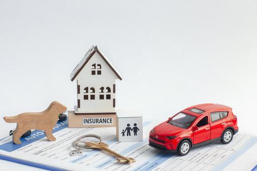 あらゆる保険対象のモチーフ　カルテ 保険,ペット保険,住宅保険の写真素材