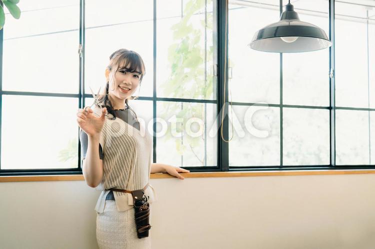 美容師のイメージ 美容師,スタイリスト,理容師の写真素材