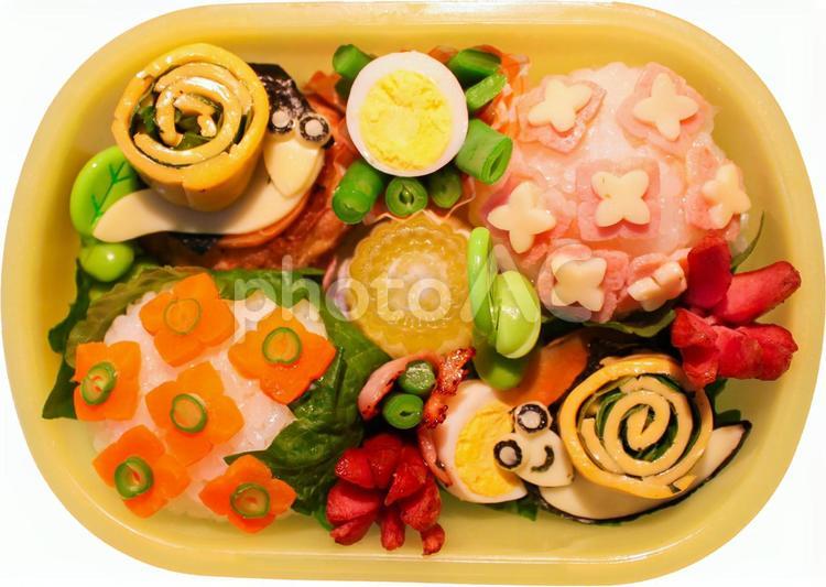 梅雨の時期に作りたいキャラ弁 キャラ弁,アジサイ,紫陽花の写真素材