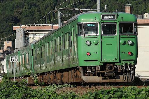 JR西日本 113系（舞鶴線） 113系,113系5300番台,jrの写真素材