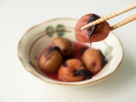 梅干し 漬物 梅干し 漬物 うめぼし,梅干,梅漬けの写真素材