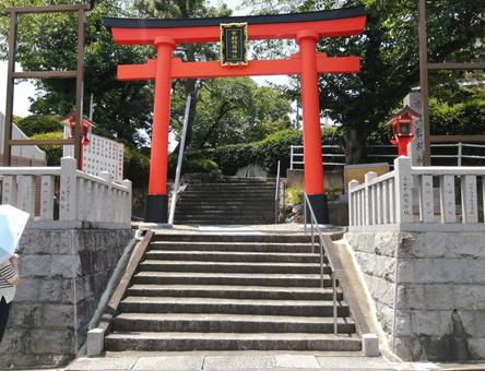 市軸稲荷神社 鳥居 市軸稲荷神社 鳥居 市軸稲荷神社,鳥居,神社の写真素材