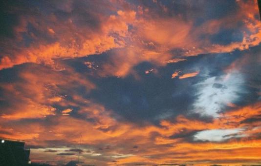 夕焼け 夕焼けの写真