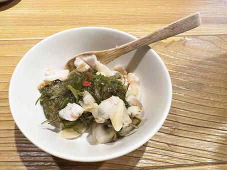 瓶から出した瓶ドンの海鮮、ご当地料理。 瓶ドン,海鮮,あわびの写真素材