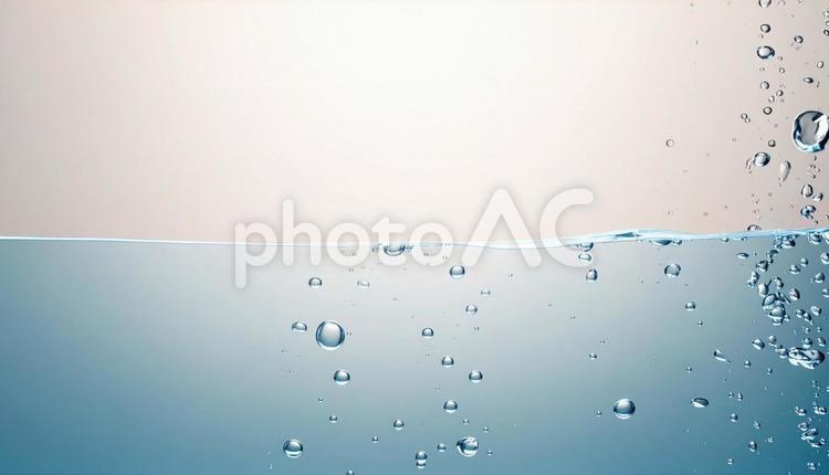 美しい水滴、泡、水 水,断面,美しいの写真素材