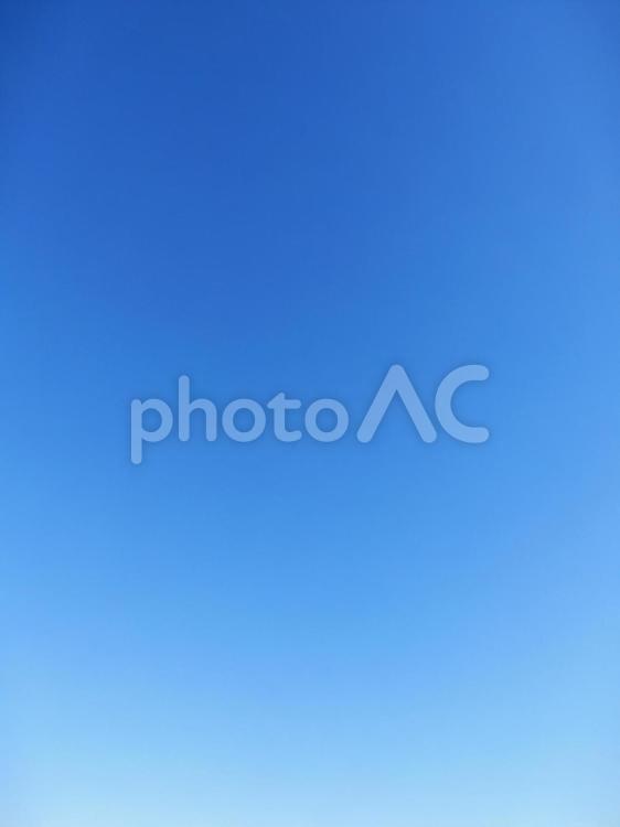 雲ひとつない青空・ピーカン天気（合成用） ピーカン,青空,空の写真素材