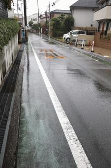 土砂降りの天気 天気予報,雨,にわか雨の写真素材
