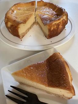 手作りベイクドチーズケーキ 手作りベイクドチーズケーキの写真