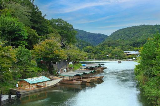 京都 嵐山 8989 京都 嵐山 8989 嵐山,京都,夏の京都の写真素材