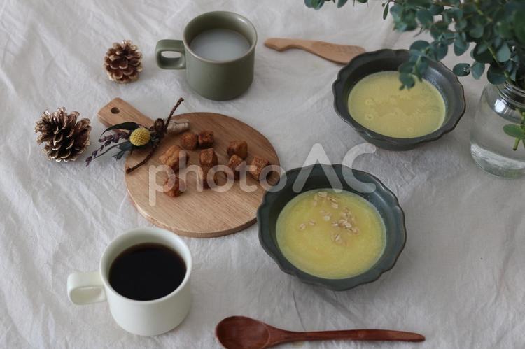 冬のおうちカフェ おしゃれ,おでかけ,おやすみの写真素材