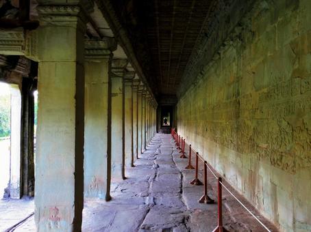 遺跡の回廊 遺跡,回廊,廊下の写真素材