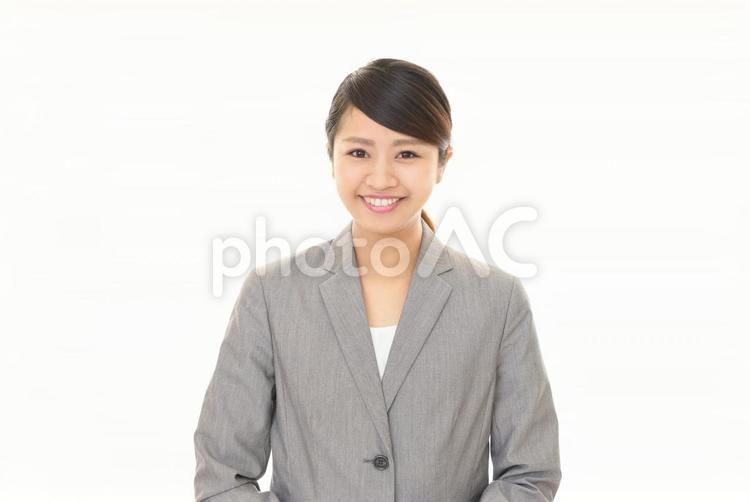笑顔のビジネスウーマン 女性,ビジネスウーマン,仕事の写真素材