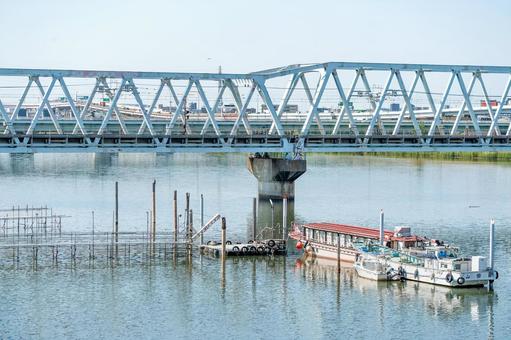 Photo, ge area, arakawa, arakawa bridge, 