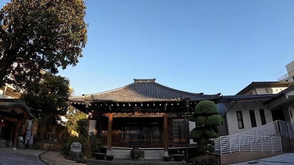 東京都品川区西五反田　安樂寺 安樂寺,連理塚,平井権八の写真素材