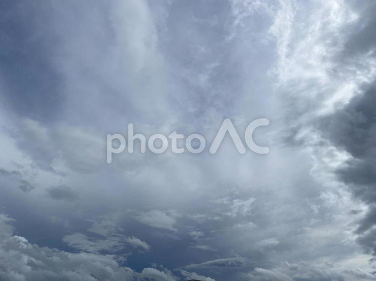 青森8月：雨降りの雲　2025/8/7 雨,雲,曇りの写真素材