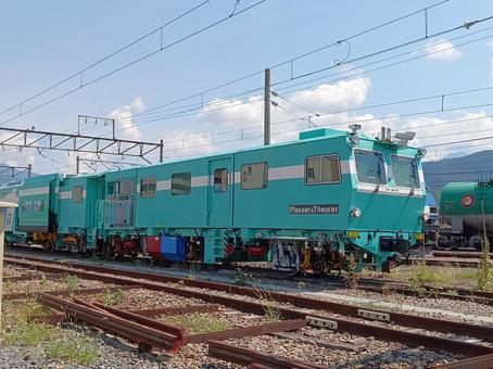 工事車両 工事車両 鉄道,jr,jr東日本の写真素材