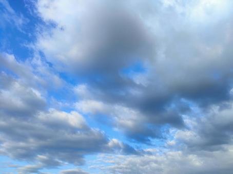 青空と雲 青空と雲の写真