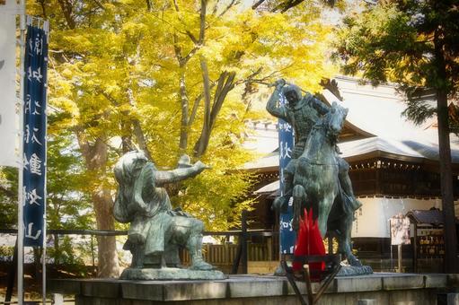 川中島の戦い 川中島,武田信玄,上杉謙信の写真素材