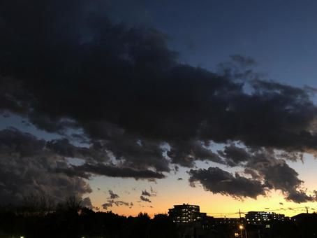 Photo, sunset, evening, sky, 