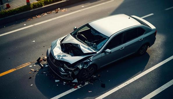 交通事故車 交通事故車の写真