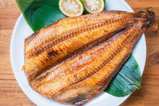 ホッケの塩焼き ホッケの塩焼き ホッケ,焼き魚,塩焼きの写真素材
