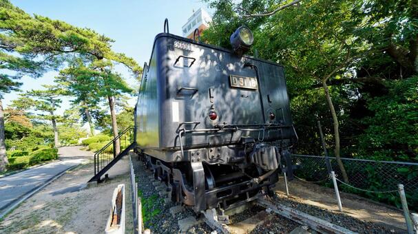 公園のSL ときわ公園,sl,汽車の写真素材