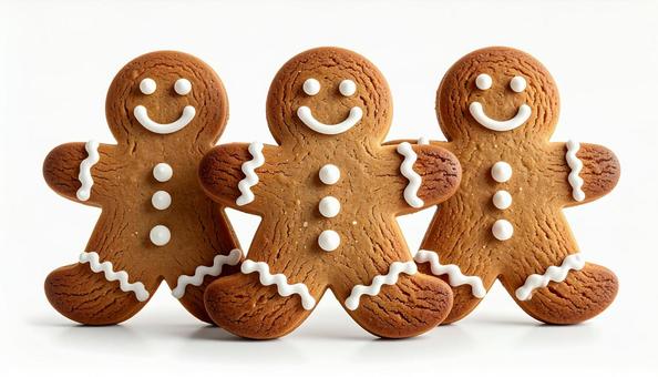 ジンジャーブレッドマンクッキーの写真