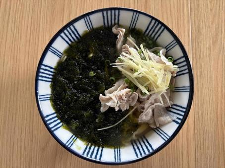 アーサそば(沖縄そば) アーサそば(沖縄そば)の写真