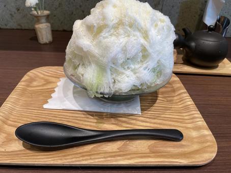 宇治金時のかき氷 宇治金時のかき氷 宇治金時,かき氷,夏の写真素材