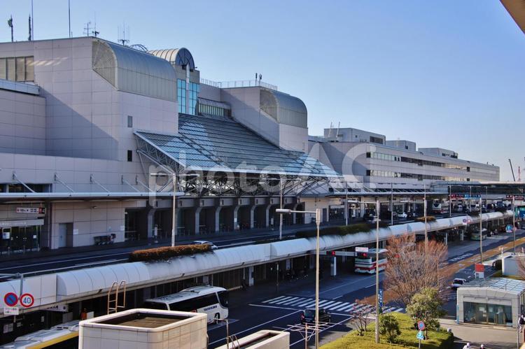羽田空港・第1ターミナル外観（東京） 羽田,羽田空港,第1ターミナルの写真素材