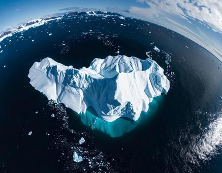 氷山の写真