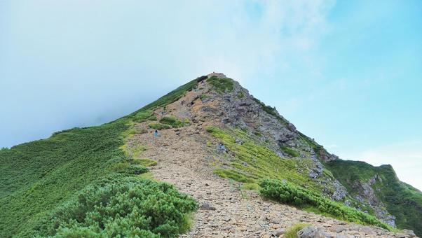 横岳 横岳 山,登山,横岳の写真素材