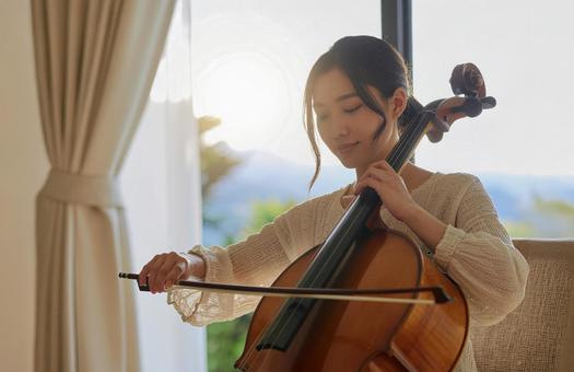 音楽・楽器シリーズ チェロ演奏 音楽・楽器シリーズ チェロ演奏の写真