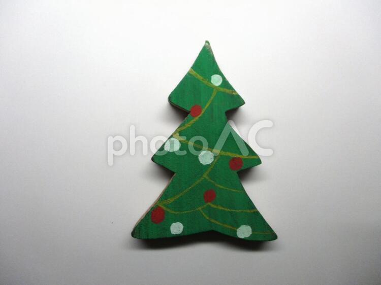 クリスマスツリーの置物　木型 クリスマスツリー,クリスマス,冬の写真素材