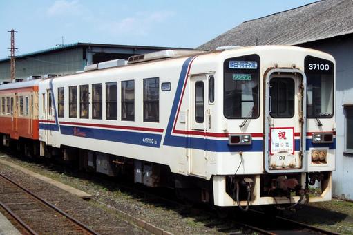 キハ3710 ひたちなか海浜 キハ3710 ひたちなか海浜 キハ3710,ひたちなか海浜鉄道,湊線の写真素材