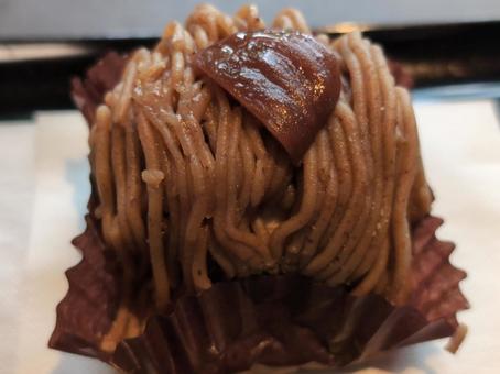 アップのモンブランの写真