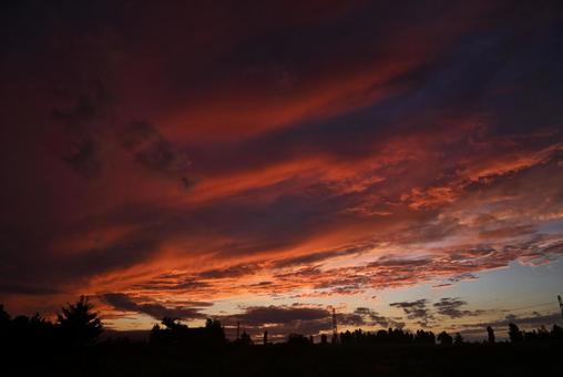夕焼け 夕焼けの写真