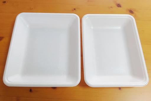 食品トレイ 食品トレイ 食品トレイ,ゴミ,エコの写真素材