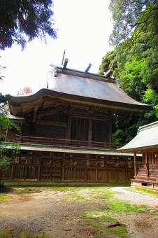 島根県-物部神社-本殿 島根県-物部神社-本殿の写真