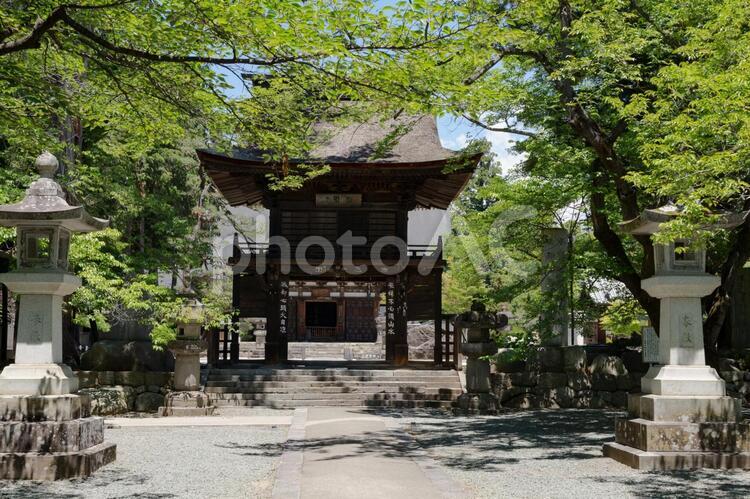 山梨県甲州市　恵林寺 山梨県,恵林寺,甲州市の写真素材