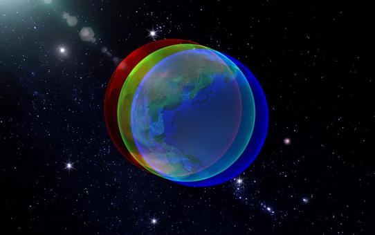 宇宙イメージ素材/地球のブレ 宇宙イメージ素材/地球のブレ 地球,宇宙,星空の写真素材