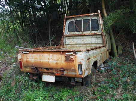 放置自動車 放置自動車の写真