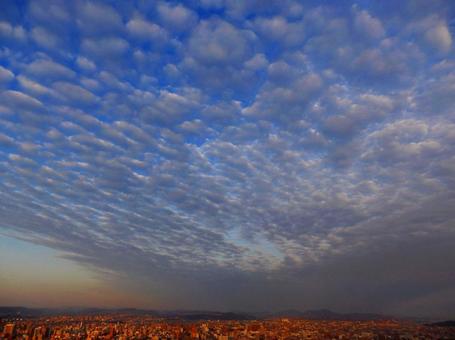 【空の写真】夕暮れの空11 【空の写真】夕暮れの空11の写真