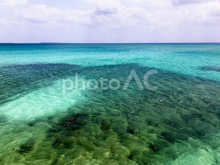 伊良部島の海 沖縄,伊良部島,海の写真素材